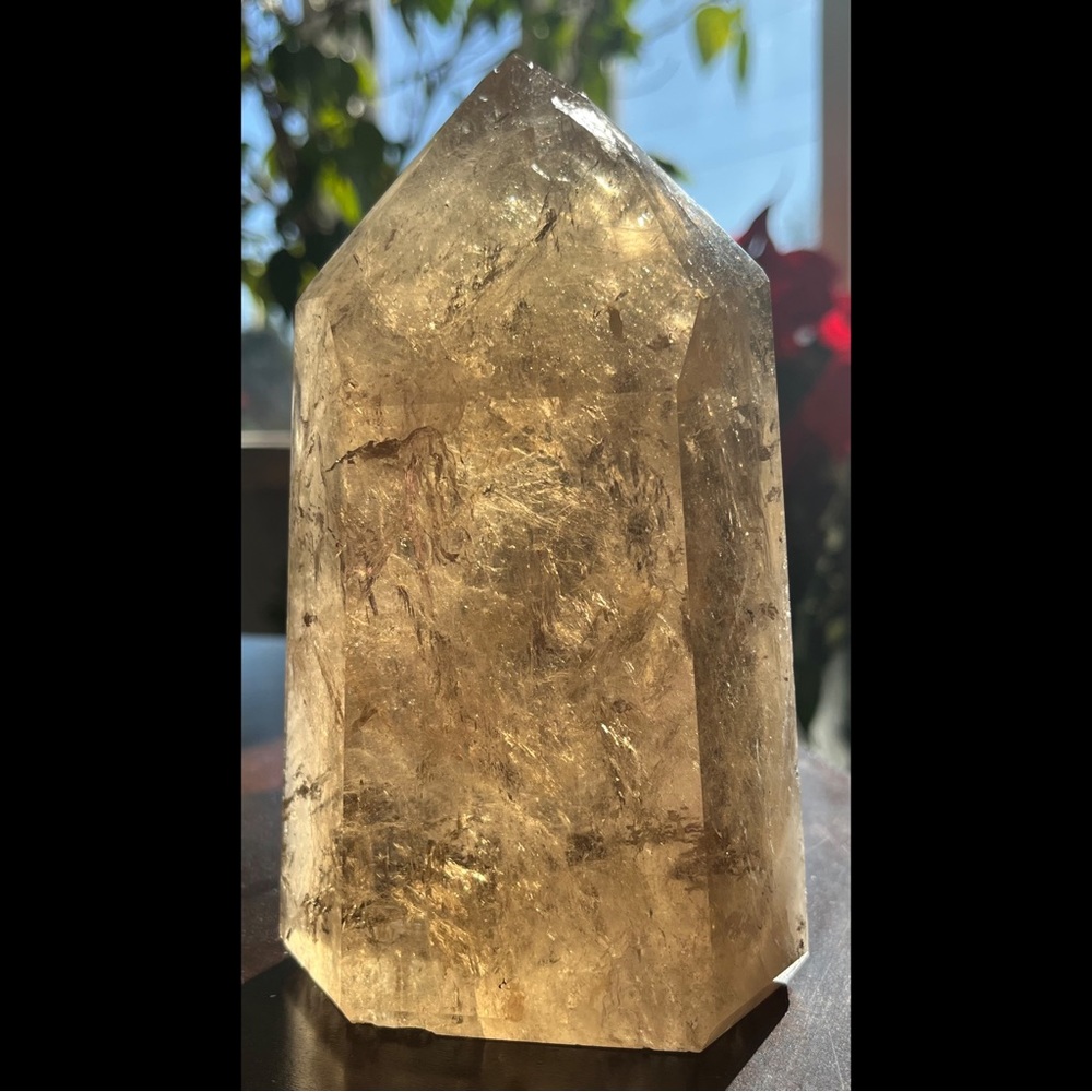 ✨ 2x HP ✨ Rainbow-filled Brazilian Citrine Tower ✨ (Read Desc.) ✨ - Picture 6 of 10